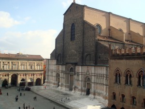 Bologna. Chiesa di San Petronio: la facciata